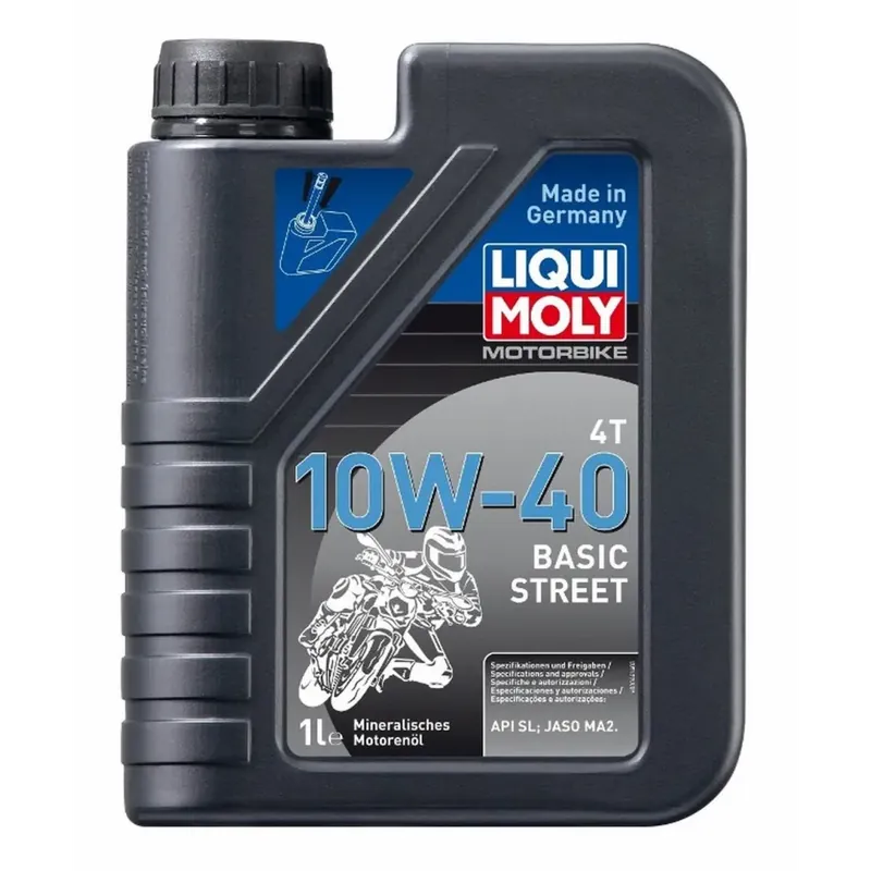 Szybka dostawa Olej silnikowy mineralny 4T Liqui Moly Motorbike 4T 10W-40 Basic Street 1L (3044)