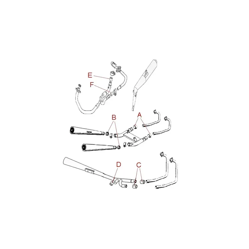 Ekspresowa dostawa Uszczelka wydechu łącząca Athena 38x43x26mm do Kawasaki / Moto Guzzi